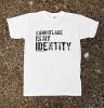 Sick and Iller Shirt " Camouflage is my identity "  in weiss in Gr��e S 