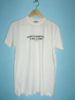 Cents Of Nonsens Shirt Living in FFM in weiss M